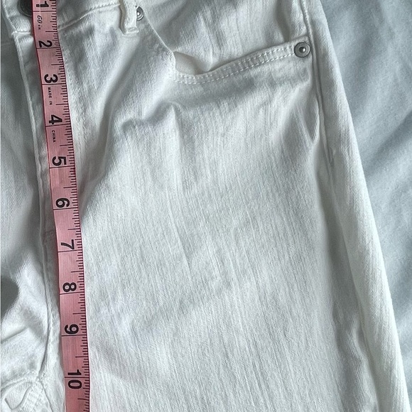 Loft Outlet like new White Skinny Ankle jeans size 6 - Picture 11 of 14